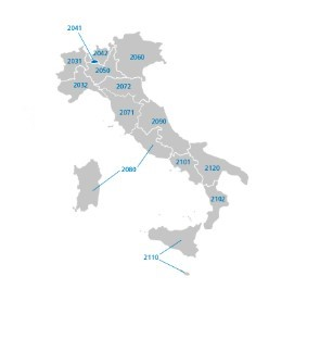Sagoma territoriale del Distretto IFSR 2041